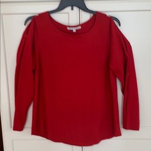 Women’s 1X red long sleeve sweater